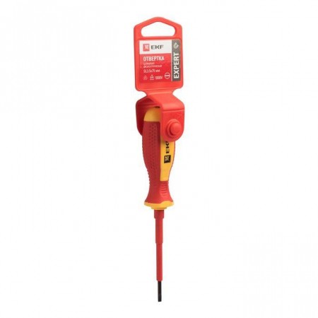 Отвертка SL3х75мм Expert 1000В PROхima EKF sl-3-75-exp-in
