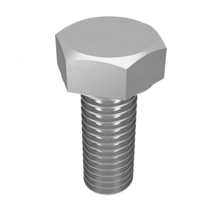 Болт с шестигранной головкой М8х20 DIN 933 BT8-20 сталь КМ LO0828