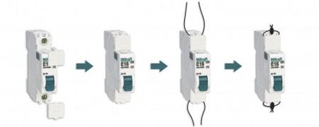 Заглушка клеммная пломбируемая для ВА-101 нов. DEKraft 18107DEK