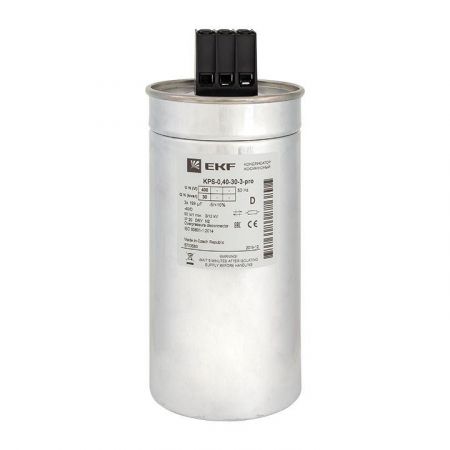 Конденсатор косинусный КПС-0.4-30-3 PRO EKF kps-0.4-30-3-pro
