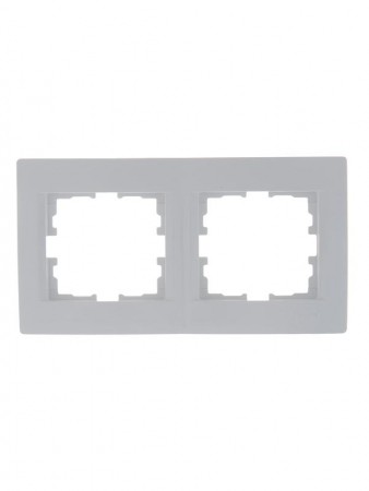 Рамка 2-м Karina горизонт. бел. LEZARD 707-0200-147