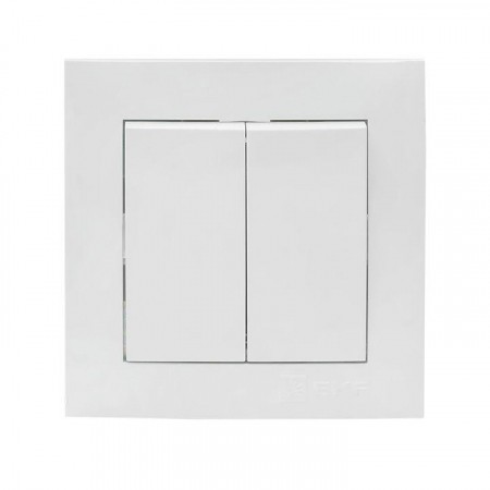 Выключатель 2-кл. СП Валенсия 10А IP20 бел. PROxima EKF EWV10-023-10