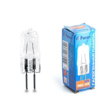 Лампа галогенная Feron HB6 JCD G5.3 35W 02102