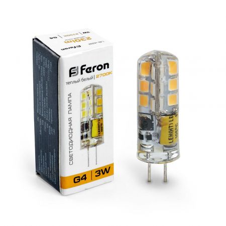 Лампа светодиодная Feron LB-422 G4 3W 2700K 25531
