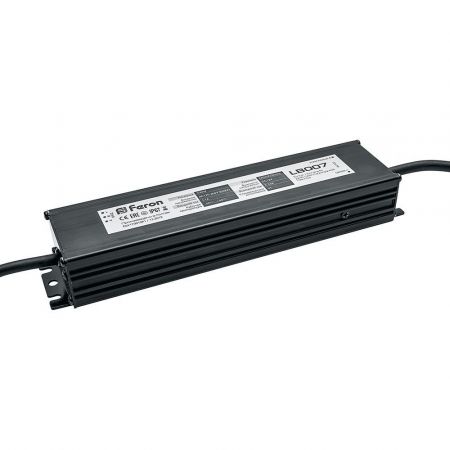 Трансформатор электронный для светодиодной ленты 100W 12V IP67 (драйвер), LB007 21493