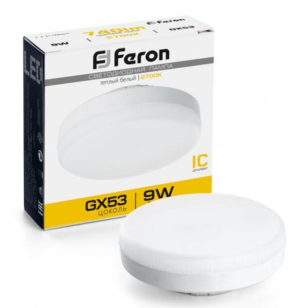 Лампа светодиодная Feron LB-452 GX53 9W 2700K 25832