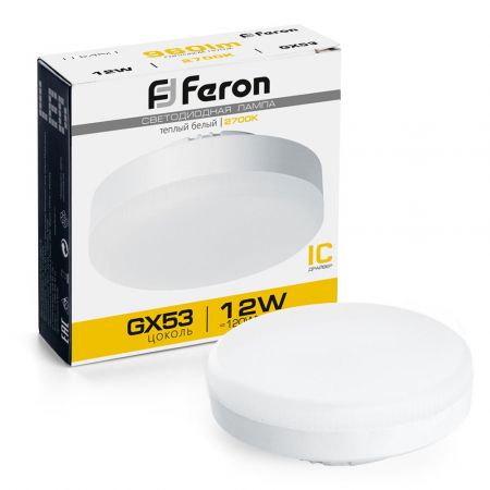 Лампа светодиодная Feron LB-453 GX53 12W 2700K 25833