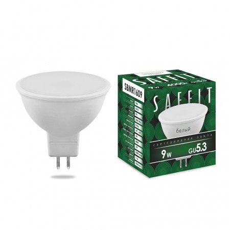 Лампа светодиодная SAFFIT SBMR1609 MR16 GU5.3 9W 4000K 55085