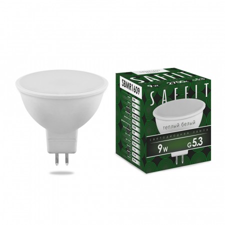 Лампа светодиодная SAFFIT SBMR1609 MR16 GU5.3 9W 2700K 55084