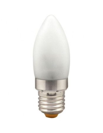 Лампа светодиодная, 6LED(3.5W) 230V E27 6400K матовая хром, LB-70 25301