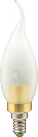 Лампа светодиодная, 6LED(3.5W) 230V E14 4000K матовая золото, LB-71 25315