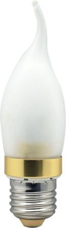 Лампа светодиодная, 6LED(3.5W) 230V E27 2700K матовая золото, LB-71 25317