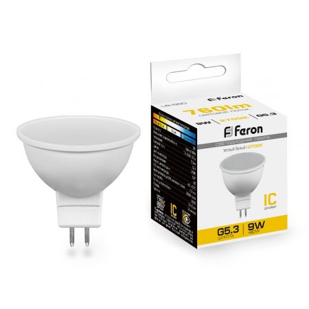Лампа светодиодная Feron LB-560 MR16 G5.3 9W 2700K 25839