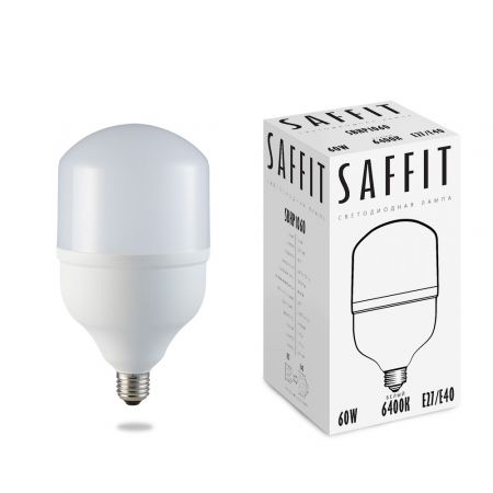 Лампа светодиодная SAFFIT SBHP1060 E27-E40 60W 6400K 55097