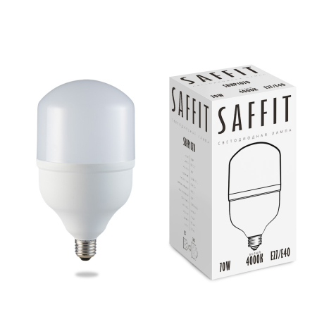 Лампа светодиодная SAFFIT SBHP1070 E27-E40 70W 4000K 55098