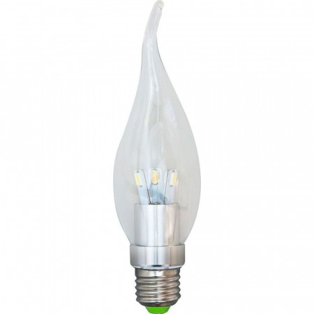 Лампа светодиодная, 6LED(3.5W) 230V E27 4000K хром, LB-71 25279