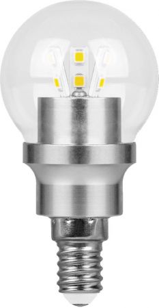 Лампа светодиодная, (3.5W) 230V E14 6400K, LB-40 25286