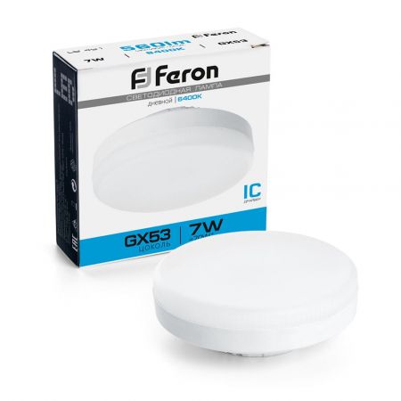 Лампа светодиодная Feron LB-451 GX53 7W 6400K 25866