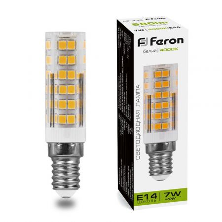 Лампа светодиодная Feron LB-433 E14 7W 4000K 25899