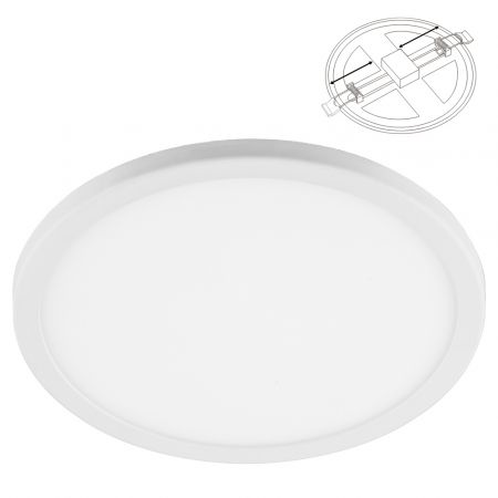 Светодиодный светильник Feron AL508 встраиваемый с регулируемым монтажным диаметром (до 90мм) 6W 6400K белый 32544