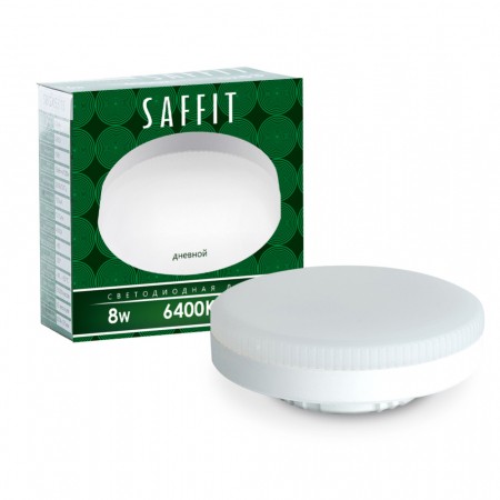 Лампа светодиодная SAFFIT SBGX5308 GX53 8W 6400K 55187