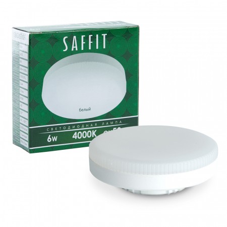 Лампа светодиодная SAFFIT SBGX5306 GX53 6W 4000K 55195