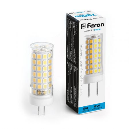 Лампа светодиодная Feron LB-434 G4 9W 6400K 38145