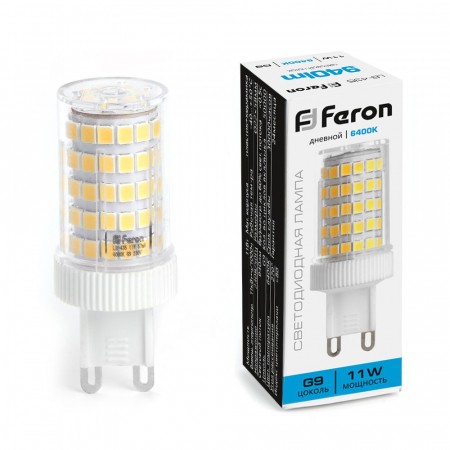 Лампа светодиодная Feron LB-435 G9 11W 6400K 38151