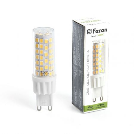 Лампа светодиодная Feron LB-436 G9 13W 4000K 38153