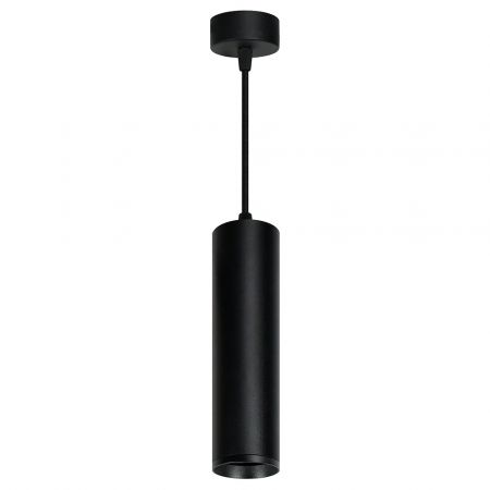 Светильник потолочный Feron ML1768 на подвесе  MR16 35W 230V, черный 55*200 48086