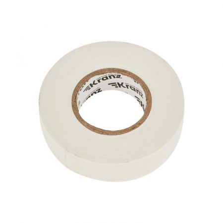 Изолента ПВХ профессиональная 0.18х19мм 20м бел. Kranz KR-09-2801