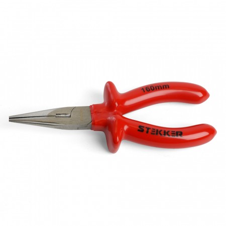 Длинногубцы диэлектрические STEKKER, 160мм, Cr-V, PLE2-160-S 39777