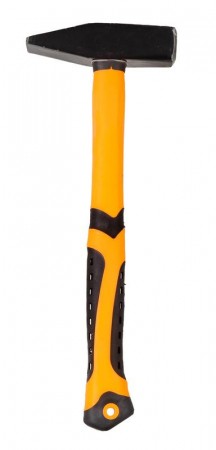 Молоток 600г квадр. боек фиберглассовая двухкомпонентная ручка Вихрь 73/6/8/6
