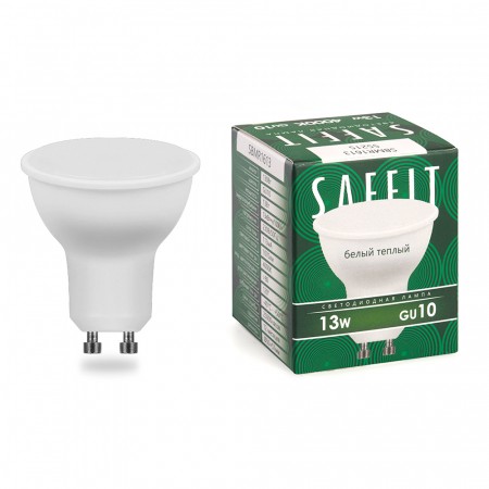 Лампа светодиодная SAFFIT SBMR1613 MR16 GU10 13W 2700K 55215