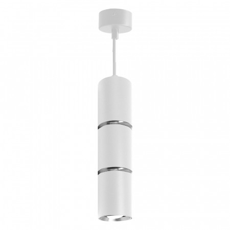Светильник потолочный Feron ML1868 на подвесе MR16 35W 230V, белый, хром, 55*180 48648
