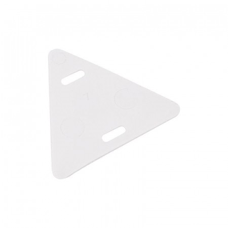 Бирка кабельная У-136 (треугольник) (уп.100шт) REXANT 07-6236