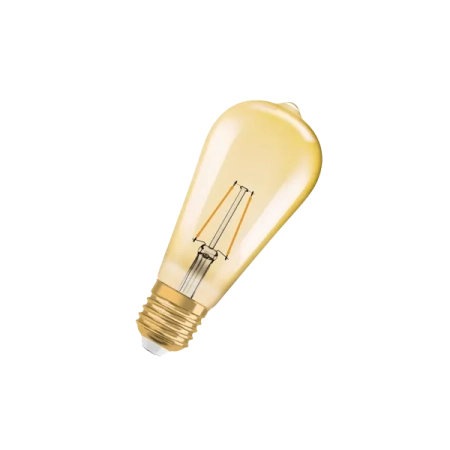 1906   2.5W/2400K(=21W) E27 230V FILAMENT GOLD - Светодиодная филаментная лампа винтажная OSRAM