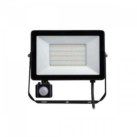 50W/6500K (=400W) СЕНСОР IP65 4750lm Чёрный - Светодиодный прожектор с датчиком PHILIPS BVP150