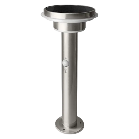 6W/3000K SOLAR+SENSOR h=400mm IP44 400Lm (ENDURA LED STYLE 2CIRCLE) Steel  - Уличный садово-парковый светильник на солнечной батарее LEDVANCE