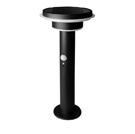 6W/3000K SOLAR+SENSOR h=400mm IP44 400Lm (ENDURA LED STYLE 2CIRCLE) Чёрный - Уличный садово-парковый светильник на солнечной батарее LEDVANCE