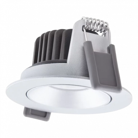SPOT ADJ 8W/930  DIM (Отсечка) 36° IP20 680Lm d81(68)x43  DIP-перекл - серебр-ый LED светильник LEDV
