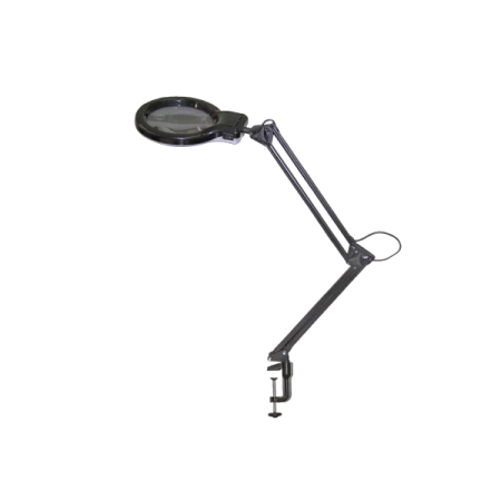 Леда С20-035 ПДБ50-8-035 (LED, 8Вт 4000К,с увеличительной линзой 2D, метал.струбцина), черный