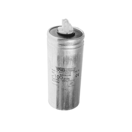 VS 100 мкФ ±5% 250V  d60x130  -40С/+100С  M12x12 (Алюм. корпус/Wago) - Конденсатор