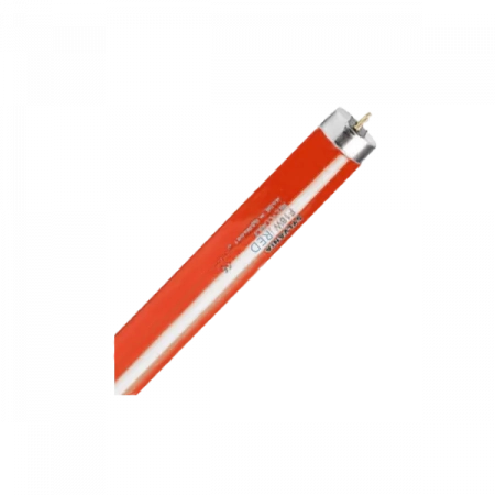 F 18W/RED  G13  30Lm  d26x600mm (красная) - цветная люминесцентная лампа T8 SYLVANIA