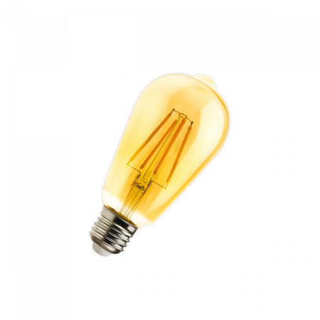 FL-LED Vintage ST64 10W/2200К E27  220V 1000Лм  - Светодиодная филаментная винтажная лампа FOTON LIGHTING