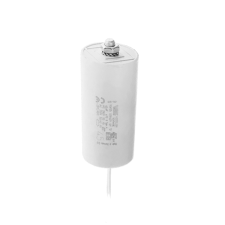 VS 45 мкФ ±10% 250V  d43xl92  -25С/+85С  M8x10 (Пласт. корпус/провода 200мм) - Конденсатор