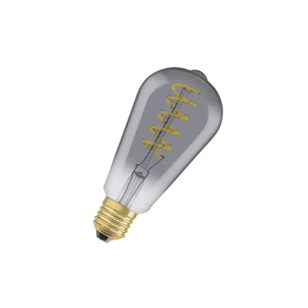 5W/1800K (=15W)  E27  FILAMENT-спираль SMOKE  140x64мм - капля OSRAM Vintage 1906 LED CL Edison