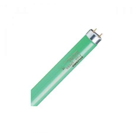 F 58W/GREEN  G13 4000Lm  d26x1500mm (зеленая) - цветная люминесцентная лампа T8 SYLVANIA