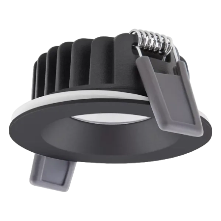 SPOT AIR FIX P 6W/930  DIM (Отсечка) 36° IP65 510Lm d81(68)x34  DIP-перекл - чёрный LED свет-к LEDV