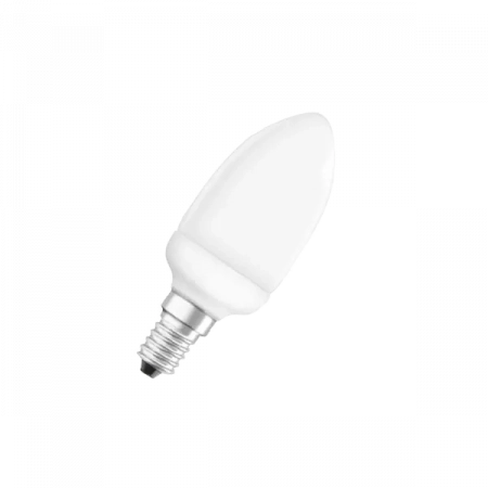 DULUXSTAR   MINI CANDEL    9W/825 220-240V E14 430Lm d43x110mm 10000ч - КЛЛ лампа OSRAM